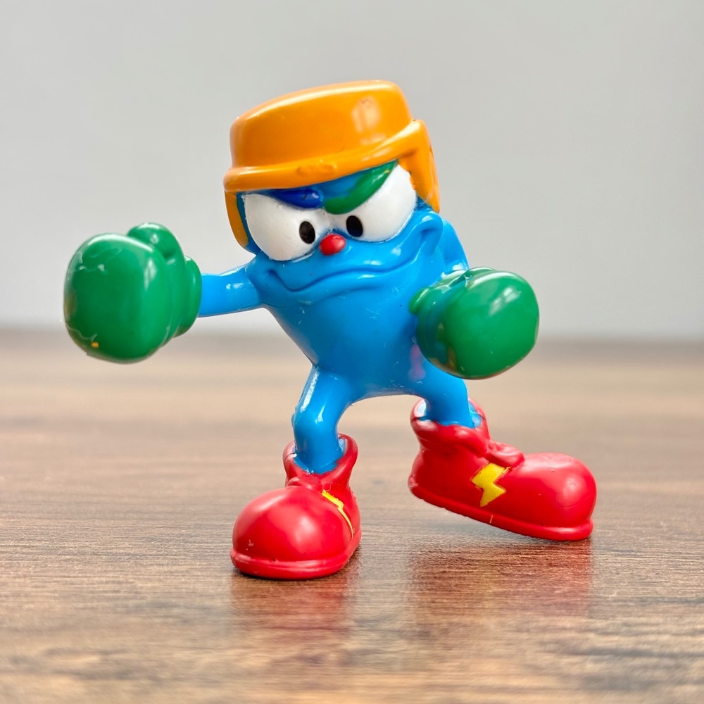 VINTAGE Boxing Gloves IZZY Mascot Toy Figure Atlanta Summer Olympics 1996 PVC